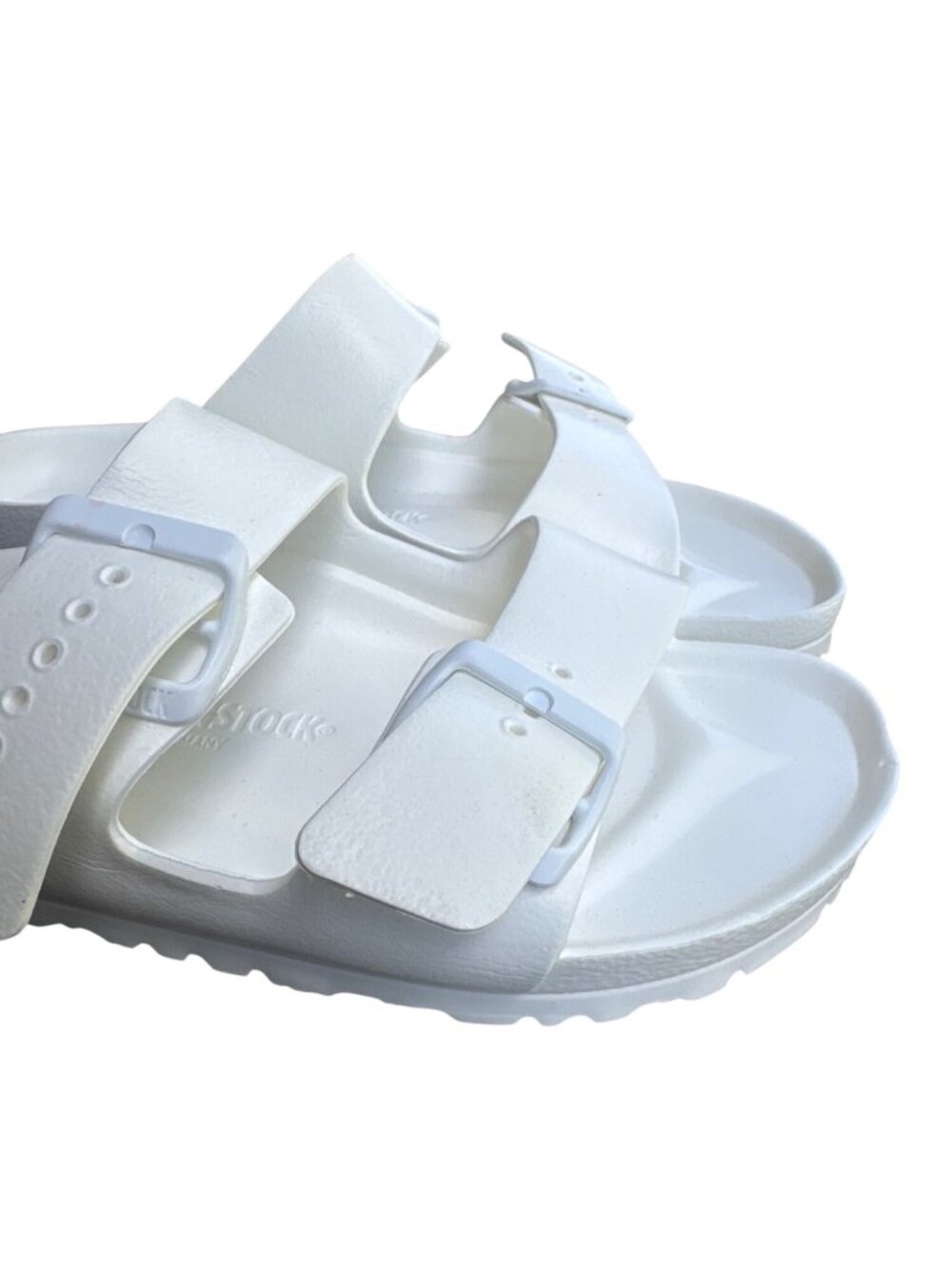 Birkenstock Arizona White Eva Double Strap Sandals Unisex Size EU 40 US W9 M7 - Picture 5 of 12
